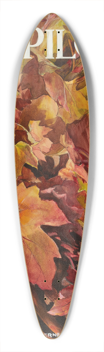 William Henry Dethlef Koerner - The Pilgrim, magazine cover 39.3 inch art pintail longboard deck