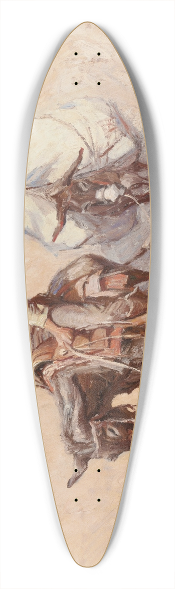 William Henry Dethlef Koerner - The Survival 39.3 inch art pintail longboard deck