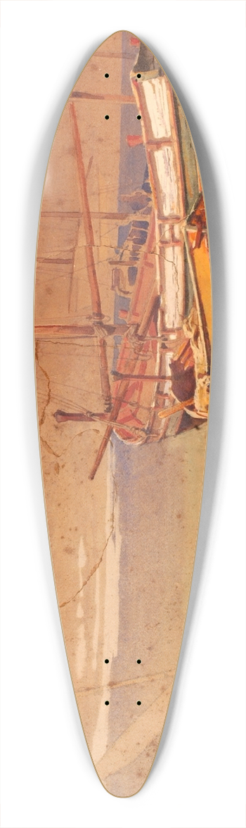 William Henry Holmes - Capri 39.3 inch art pintail longboard deck