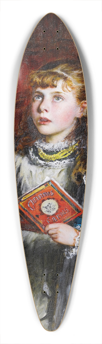 William Hippon Gadsby - Christmas Eve 39.3 inch art pintail longboard deck
