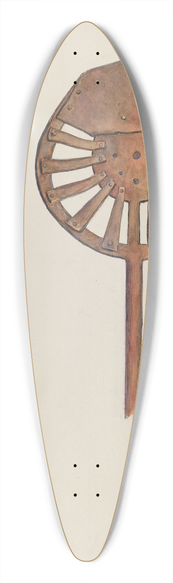 William Hoffman - Candle Maker 39.3 inch art pintail longboard deck