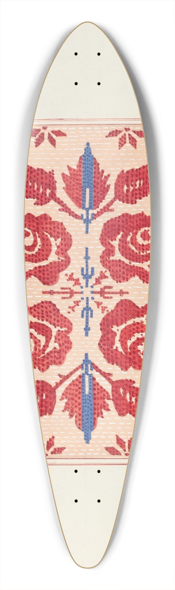 William Hoffman - Coverlet 39.3 inch art pintail longboard deck
