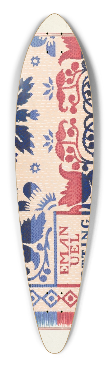 William Hoffman - Coverlet 39.3 inch art pintail longboard deck