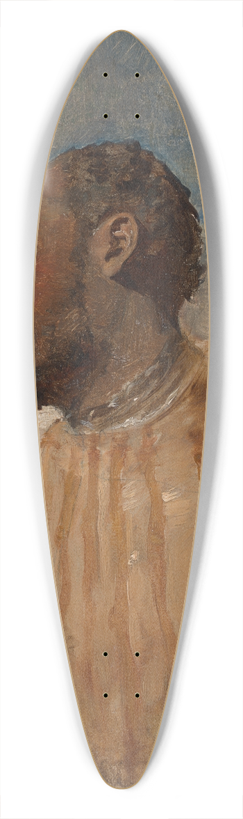 William James Mller - An Enslaved African 39.3 inch art pintail longboard deck