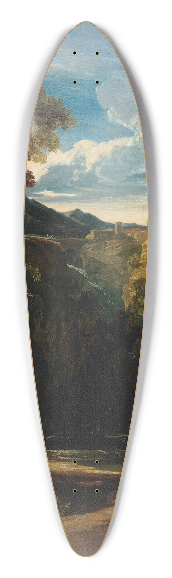 William James Mller - Tivoli 39.3 inch art pintail longboard deck