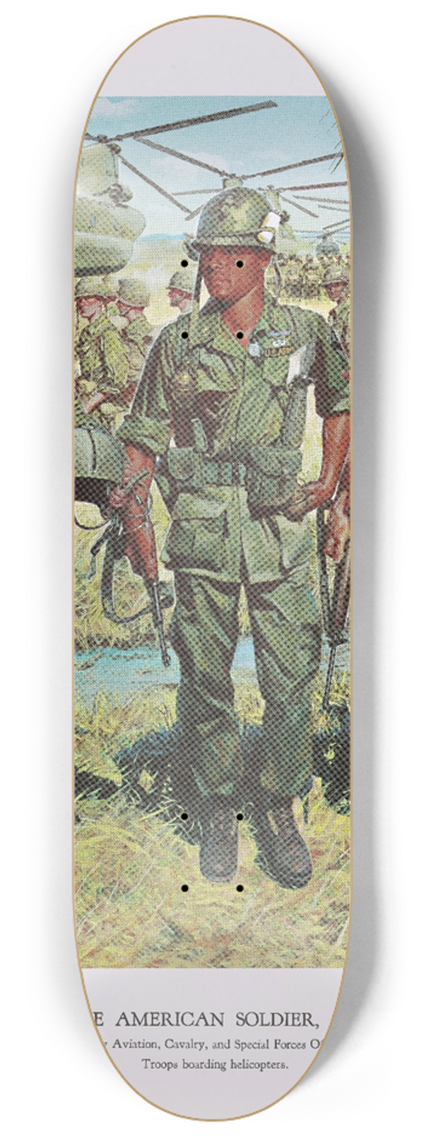 Department of Defense - The American Soldier 8.25 inch art skate deck