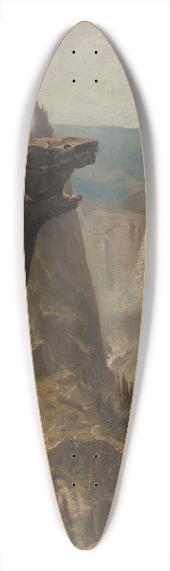 William Keith - Yosemite Falls, from Glacier Point 39.3 inch art pintail longboard deck