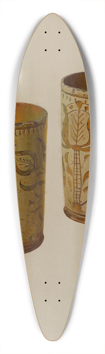 William L. Antrim - Pa. German Drinking Mug 39.3 inch art pintail longboard deck