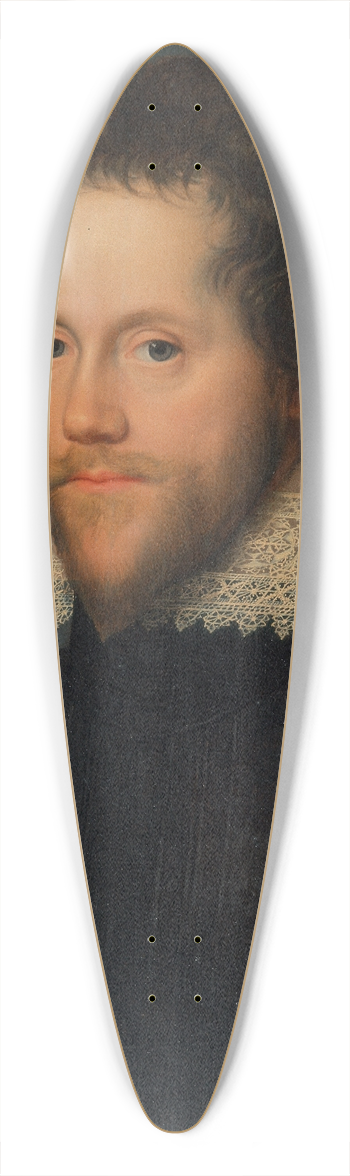 William Larkin - Sir William Pope 39.3 inch art pintail longboard deck