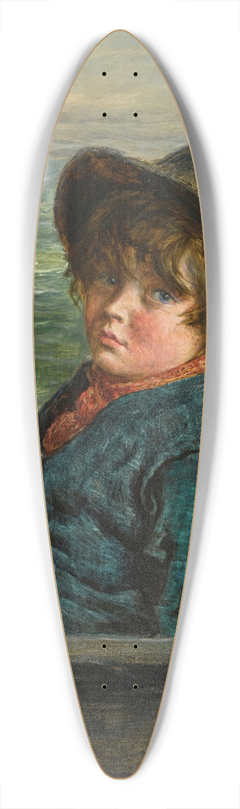William Mctaggart - The young sailor 39.3 inch art pintail longboard deck