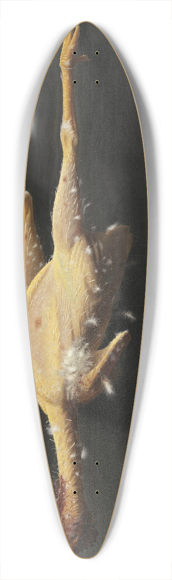 William Michael Harnett - For Sundays Dinner 39.3 inch art pintail longboard deck