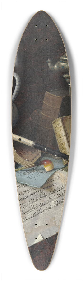 William Michael Harnett - My Gems 39.3 inch art pintail longboard deck