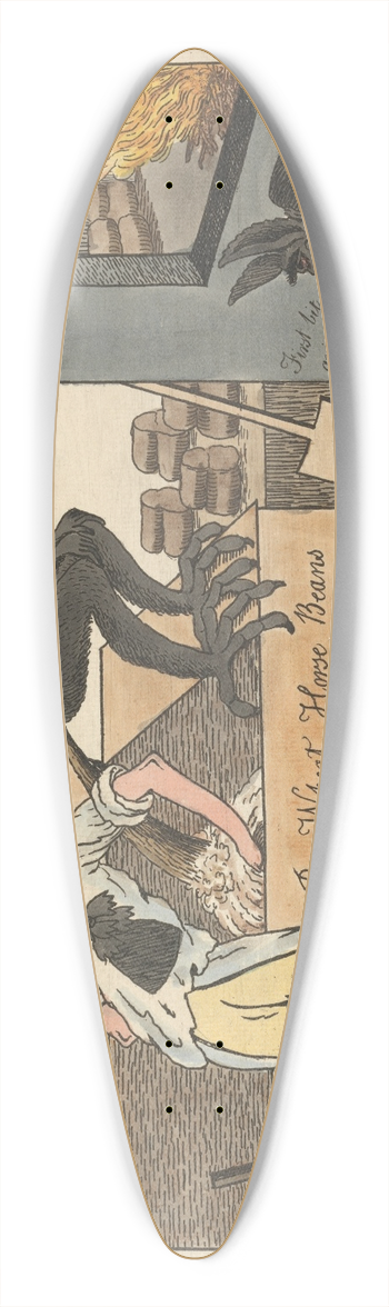 William O'Keefe - Making Composition Bread, for John Bull 39.3 inch art pintail longboard deck