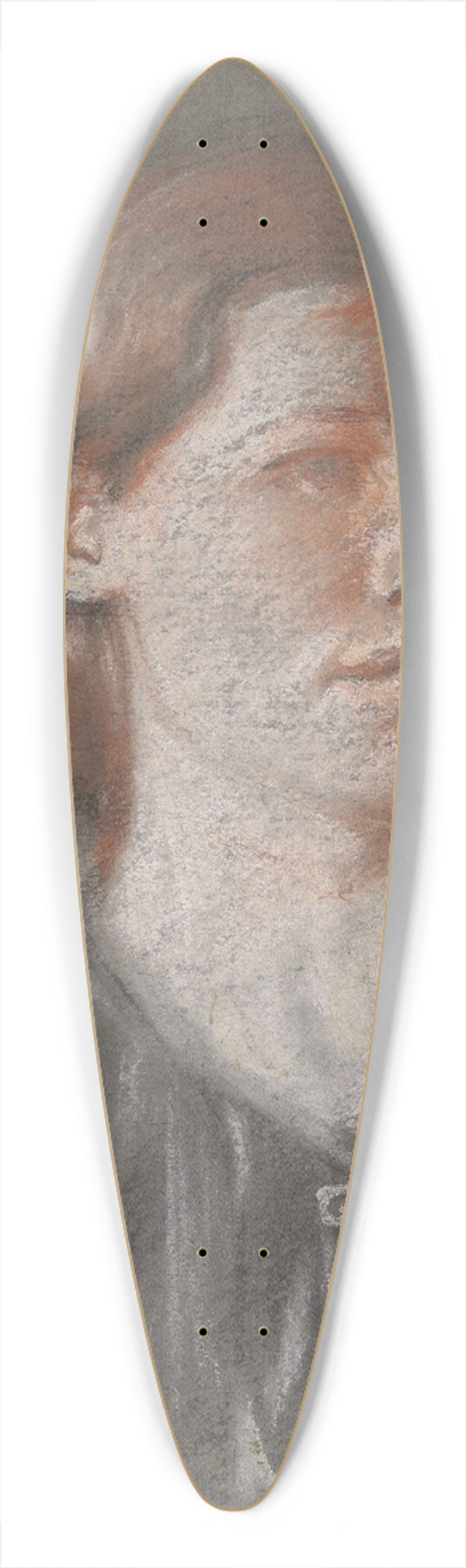 William Orpen - Portrait of Grace 39.3 inch art pintail longboard deck