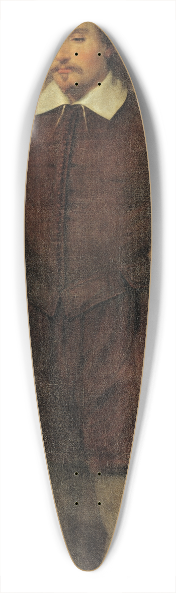 William Page - Shakespeare Reading 39.3 inch art pintail longboard deck