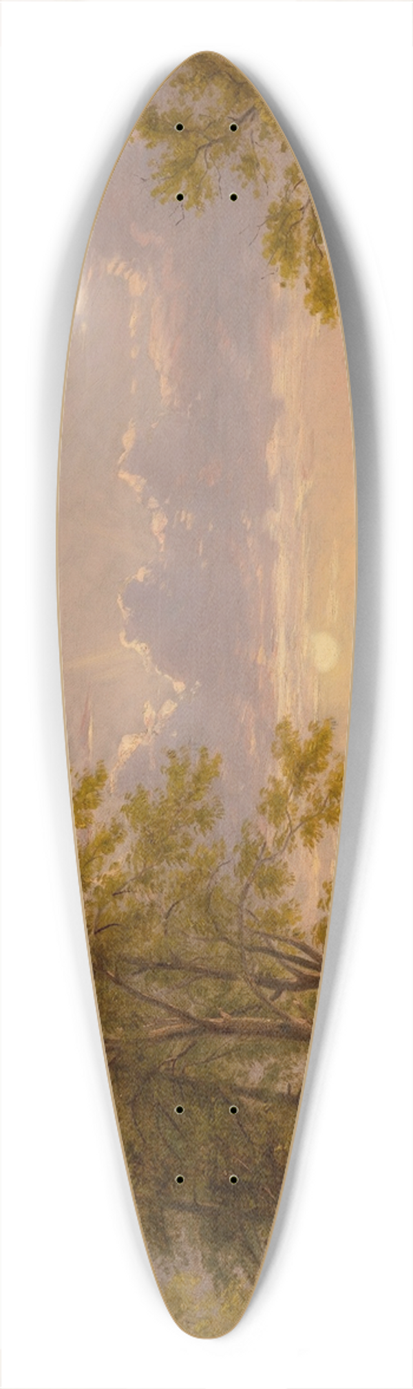 William Rickarby Miller - Homeward Bound 39.3 inch art pintail longboard deck