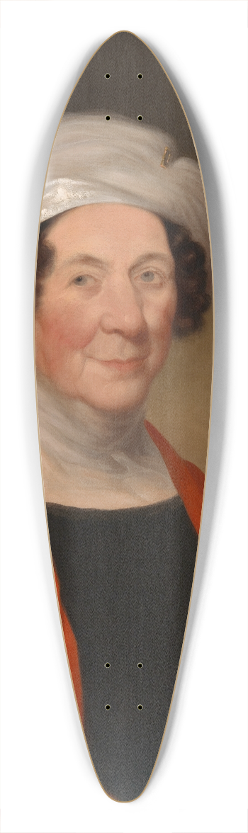 William S. Elwell - Dolley Madison 39.3 inch art pintail longboard deck