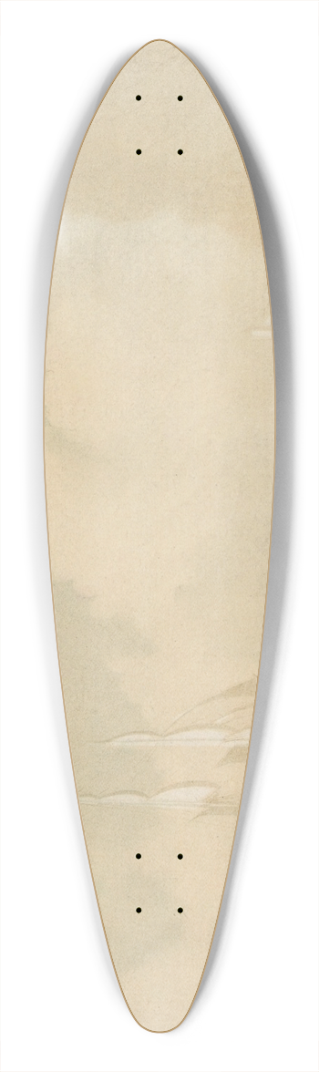 William Sharp - Fitz Henry Lane, Marine View 39.3 inch art pintail longboard deck