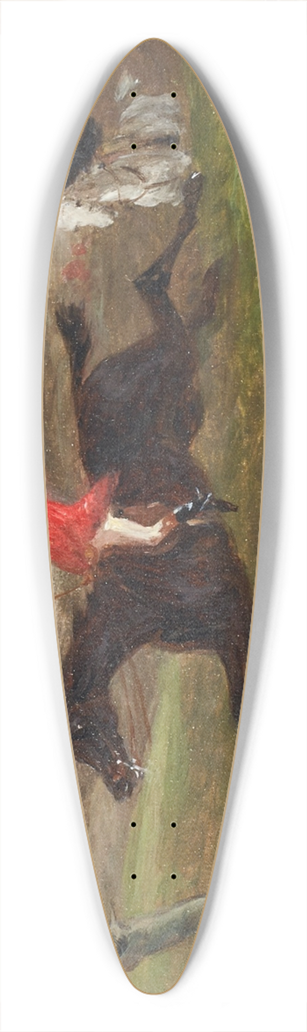 William Shayer - Over a brook 39.3 inch art pintail longboard deck