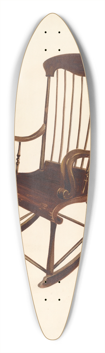 William Spiecker - Rocking Chair  Bishop Hill 39.3 inch art pintail longboard deck