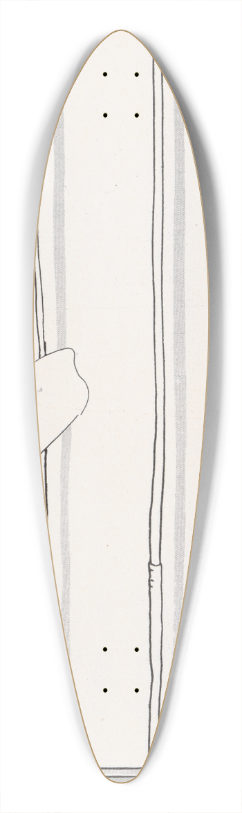 William Steinigans - Heredity 39.3 inch art pintail longboard deck
