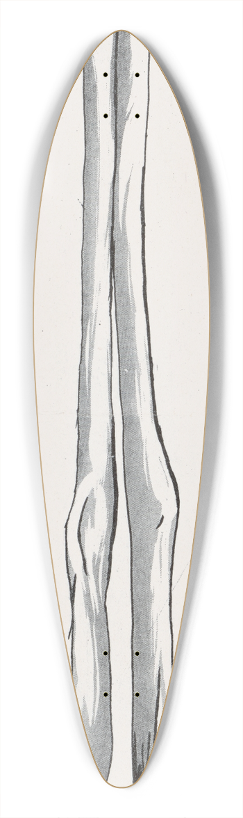 William Steinigans - Prosit! 39.3 inch art pintail longboard deck