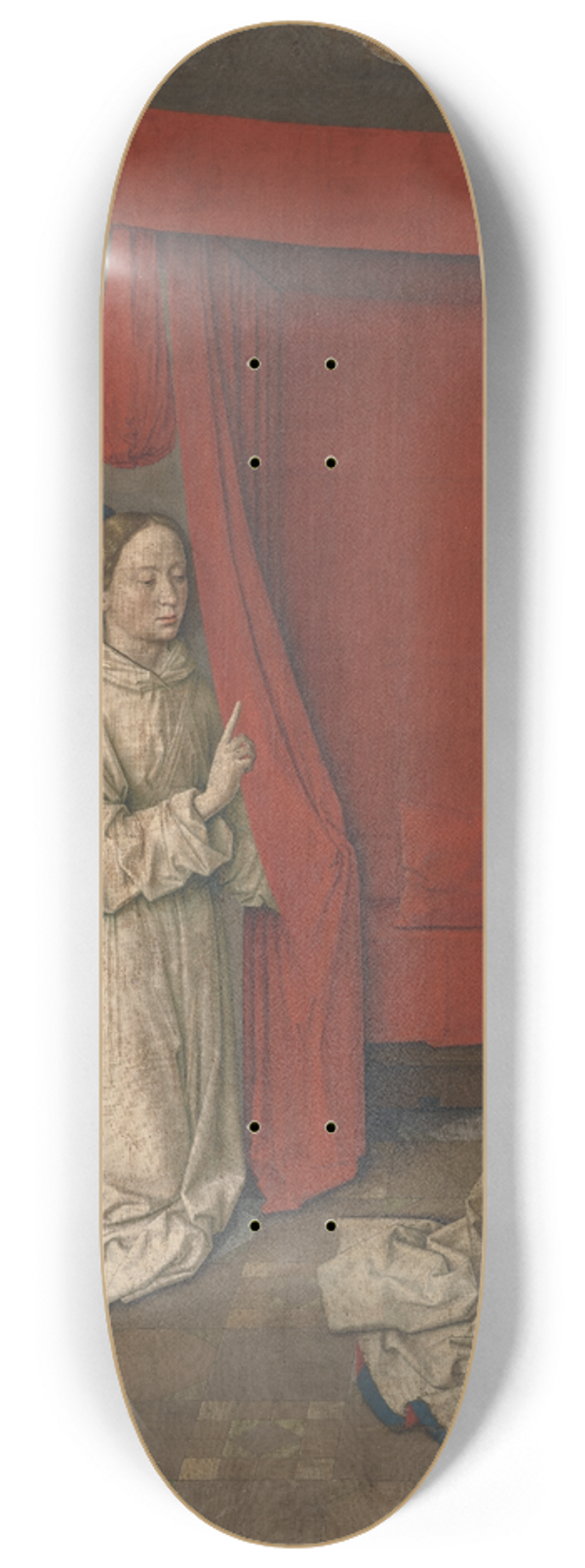 Dieric Bouts - The Annunciation 8.25 inch art skate deck