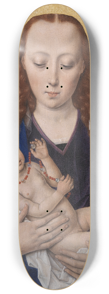 Dieric Bouts - Virgin and Child 8.25 inch art skate deck
