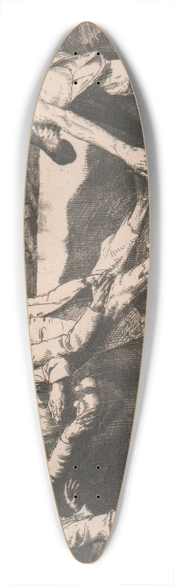 William Strang - The Penance (Ancient Mariner) 39.3 inch art pintail longboard deck