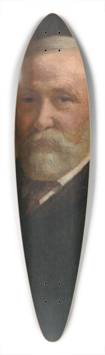 William Thomas Mathews - Benjamin Harrison 39.3 inch art pintail longboard deck