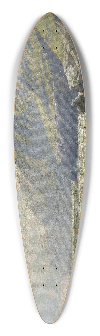 William Trost Richards - Donegal Bay 39.3 inch art pintail longboard deck