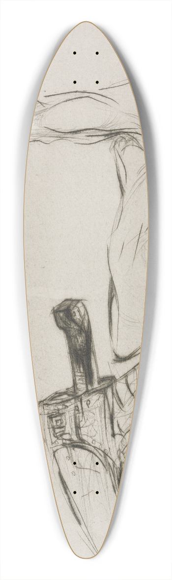 William Walcot - Herodias: Page 53, The head entered and mannaeus held it by the hair, at arms length, proud from the applause 39.3 inch art pintail longboard deck