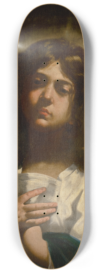 After Simone Cantarini - John the Evangelist 8.25 inch art skate deck