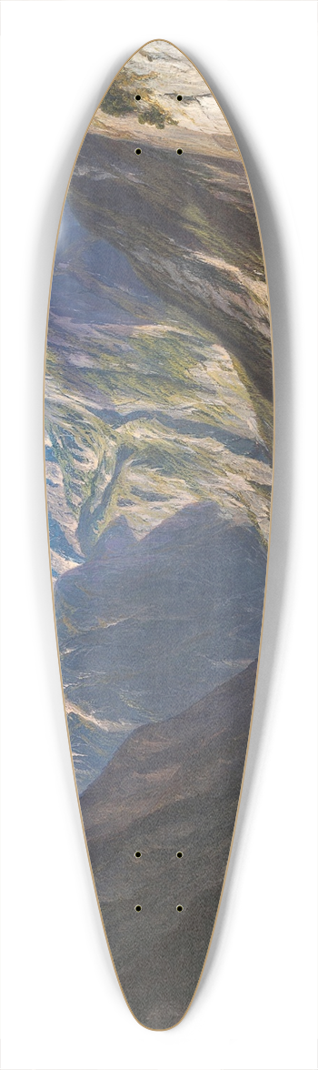 Willibald Wex - Konigsee 39.3 inch art pintail longboard deck
