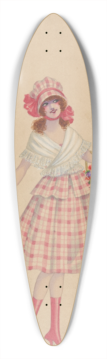 Will R. Barnes - Country Kid 39.3 inch art pintail longboard deck