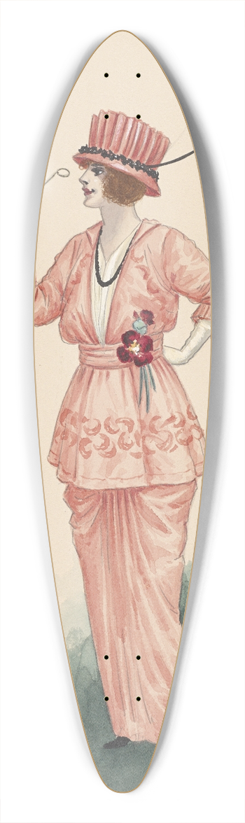 Will R. Barnes - Tango; Morning gown 39.3 inch art pintail longboard deck