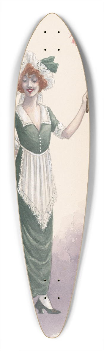 Will R. Barnes - Tillie; Act I, 28 39.3 inch art pintail longboard deck