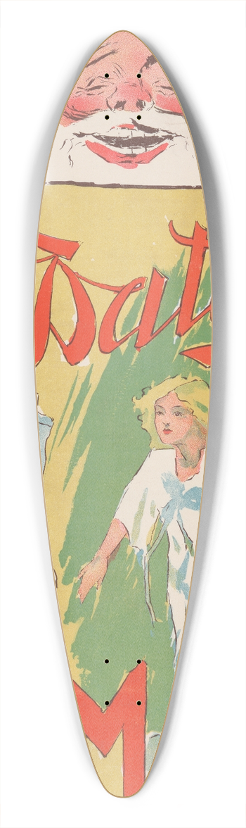 Will R. Barnes - To Date for Xmas 39.3 inch art pintail longboard deck