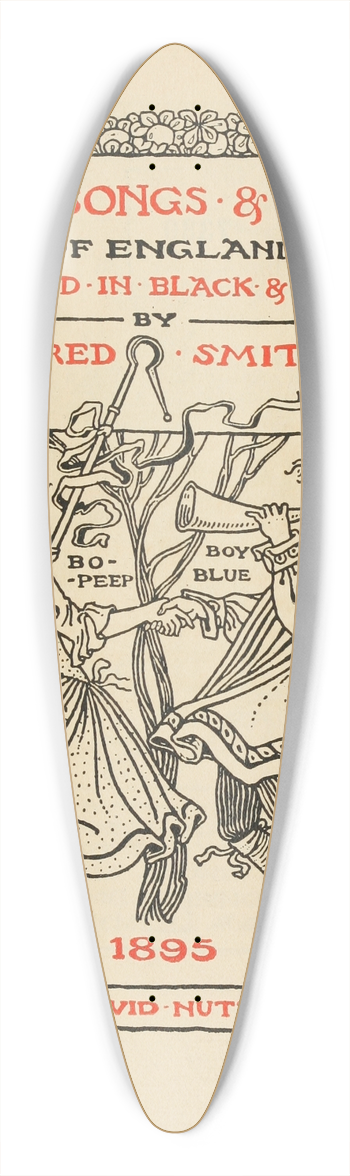 Winifred Smith - Frontispiece 39.3 inch art pintail longboard deck