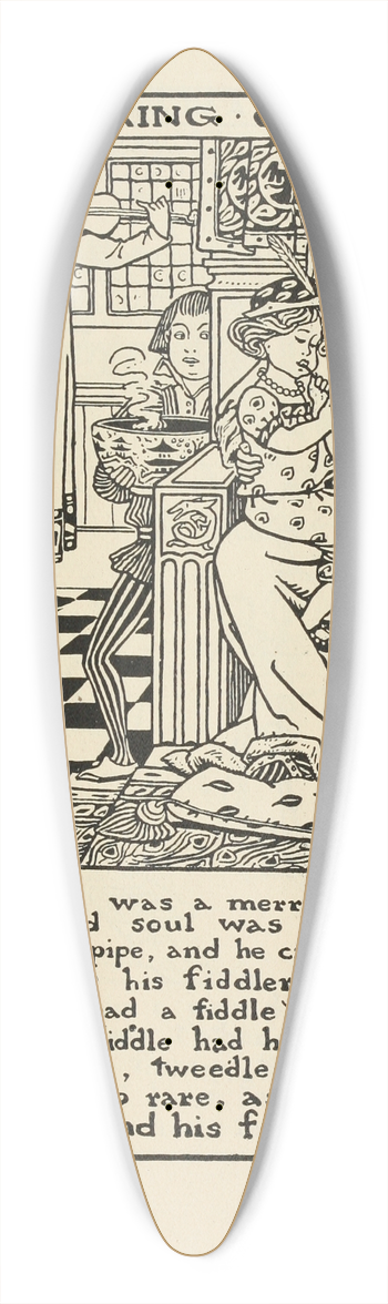 Winifred Smith - Old King Cole 39.3 inch art pintail longboard deck