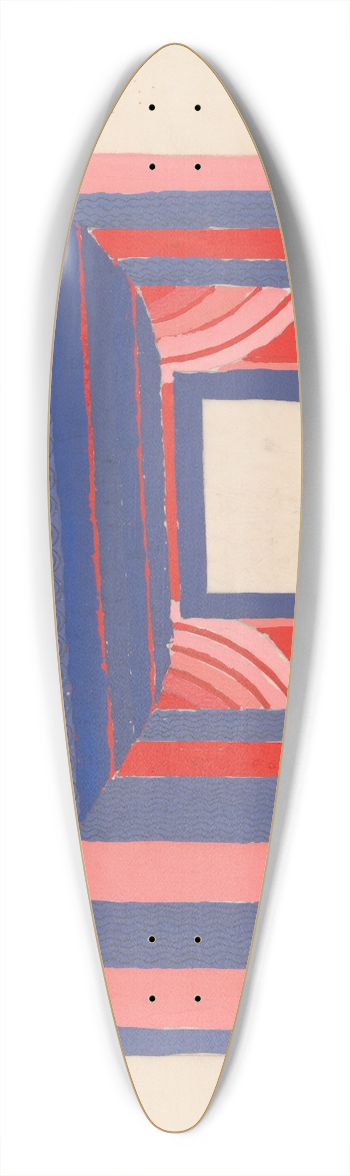 Winold Reiss - Design proposals for Puck Theater, New York, NY.] [Interior perspective study 39.3 inch art pintail longboard deck