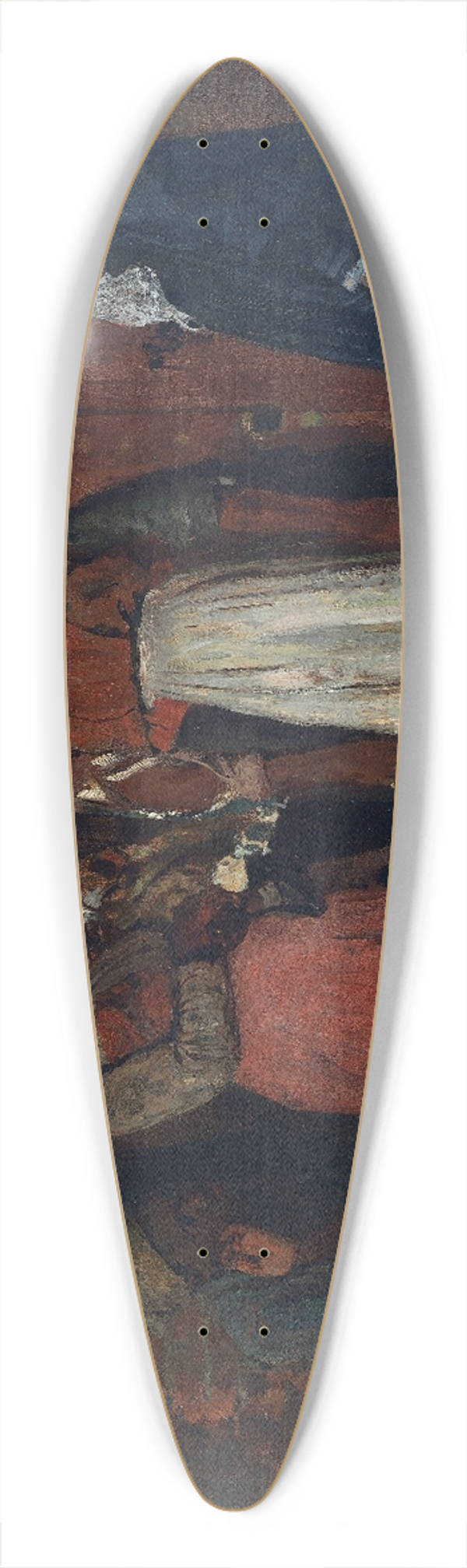 Winslow Homer - A Visit from the Old Mistress 39.3 inch art pintail longboard deck
