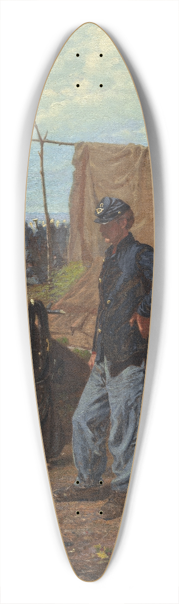 Winslow Homer - Home,Sweet Home 39.3 inch art pintail longboard deck