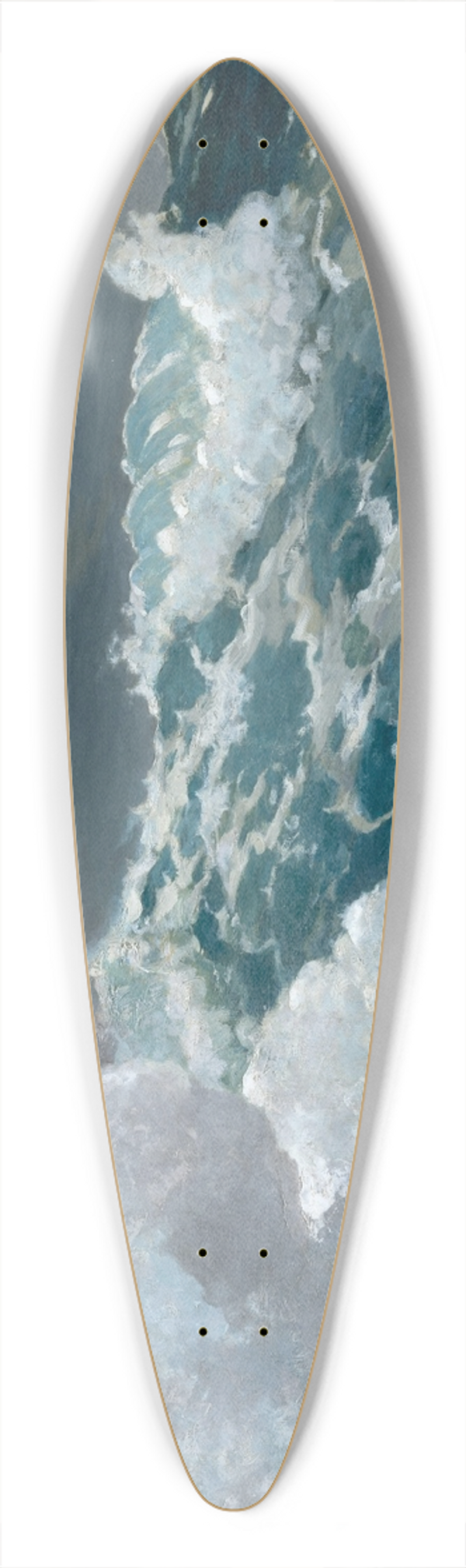 Winslow Homer - Northeaster 39.3 inch art pintail longboard deck