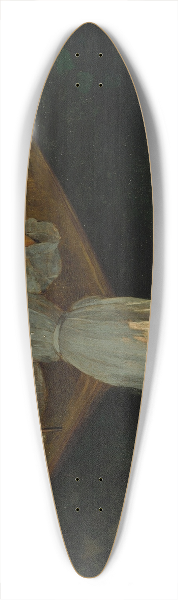 Winslow Homer - Summer Afternoon 39.3 inch art pintail longboard deck