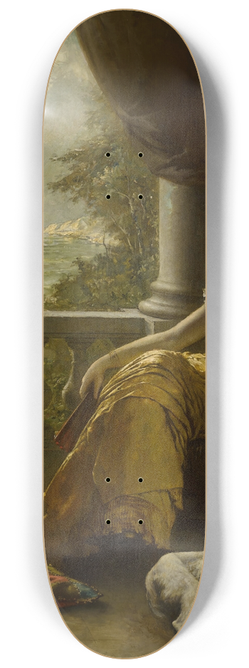 Agapit Stevens - Sur le balcon 8.25 inch art skate deck