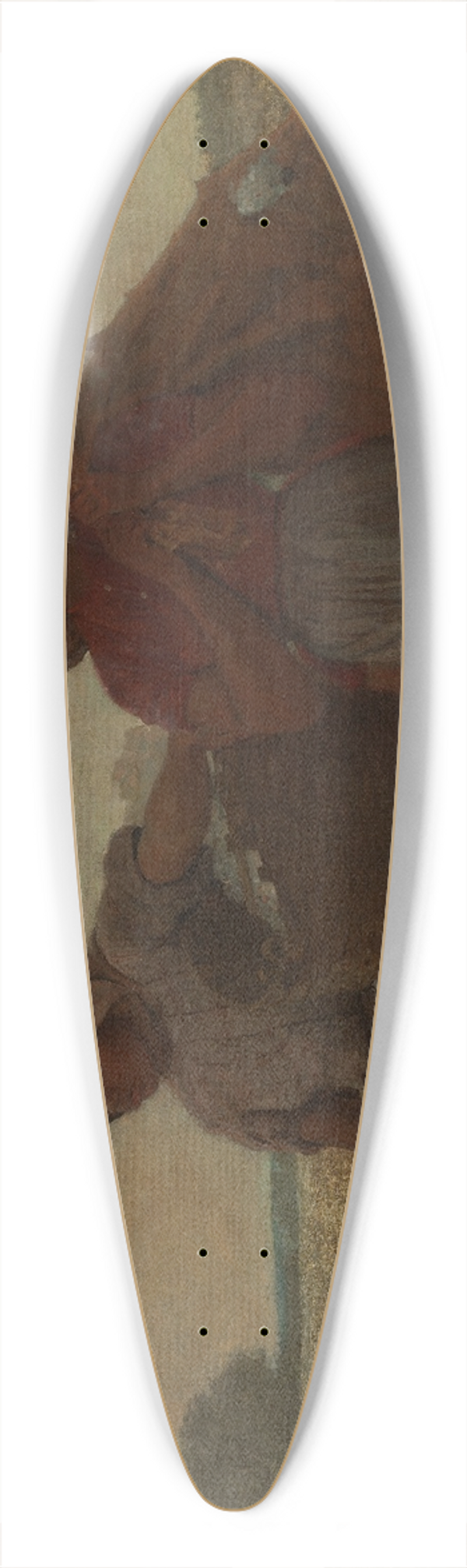 Winslow Homer - The Cotton Pickers 39.3 inch art pintail longboard deck