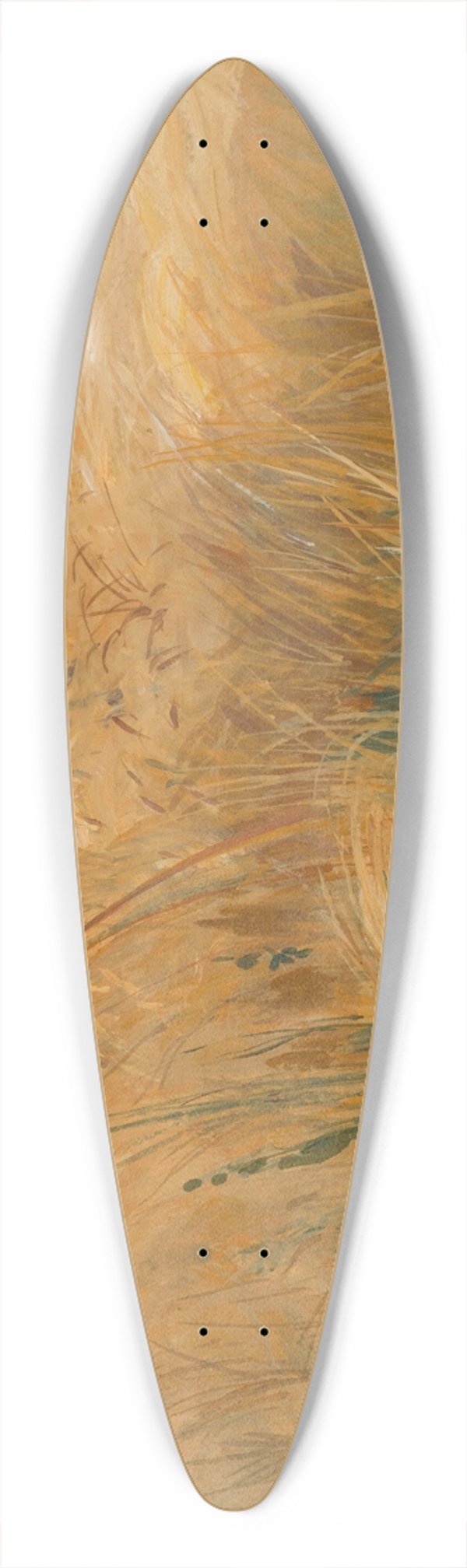 Wodzimierz Tetmajer - Kosy (Field and cereal studies) 39.3 inch art pintail longboard deck