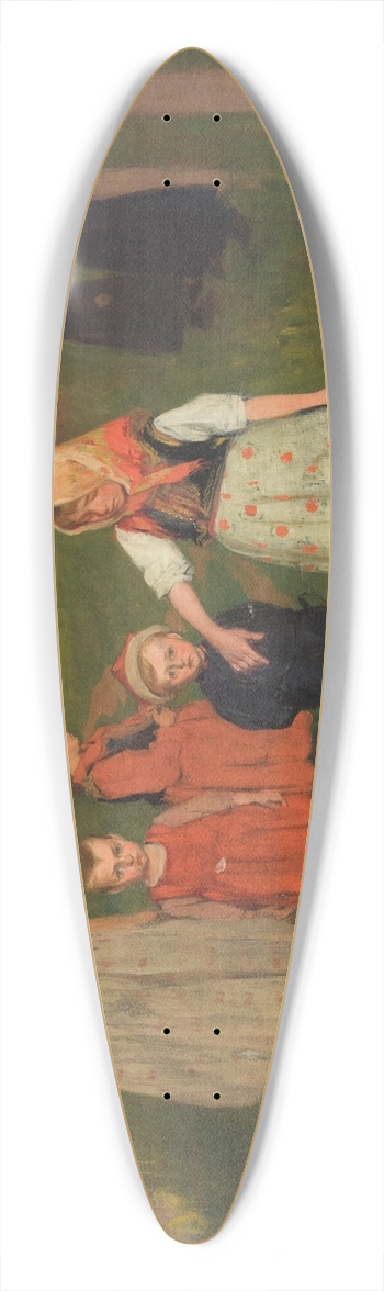 Wodzimierz Tetmajer - The Artists Family 39.3 inch art pintail longboard deck