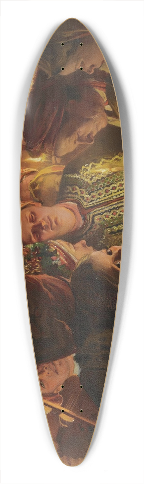 Wodzimierz Tetmajer - The Celebration 39.3 inch art pintail longboard deck